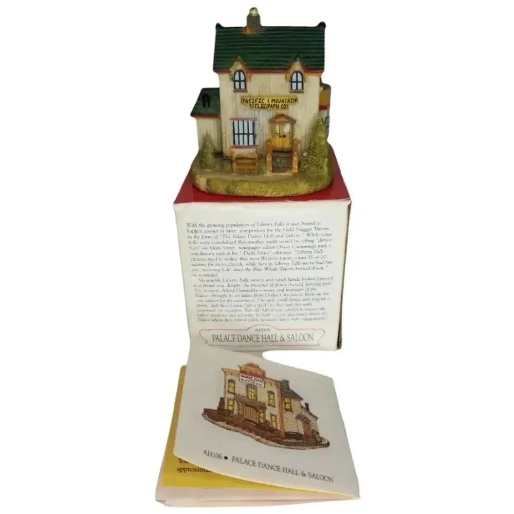 Liberty Falls Collection Palace Dance Hall & Saloon AH106 Figurine - Picture 4 of 6